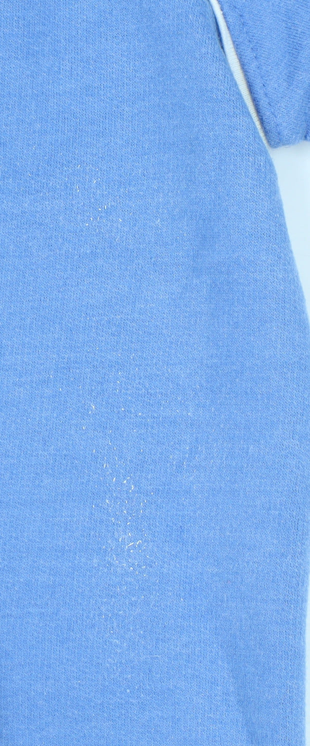 Mens UK Size M French Connection Blue Full Zip Sweatshirt