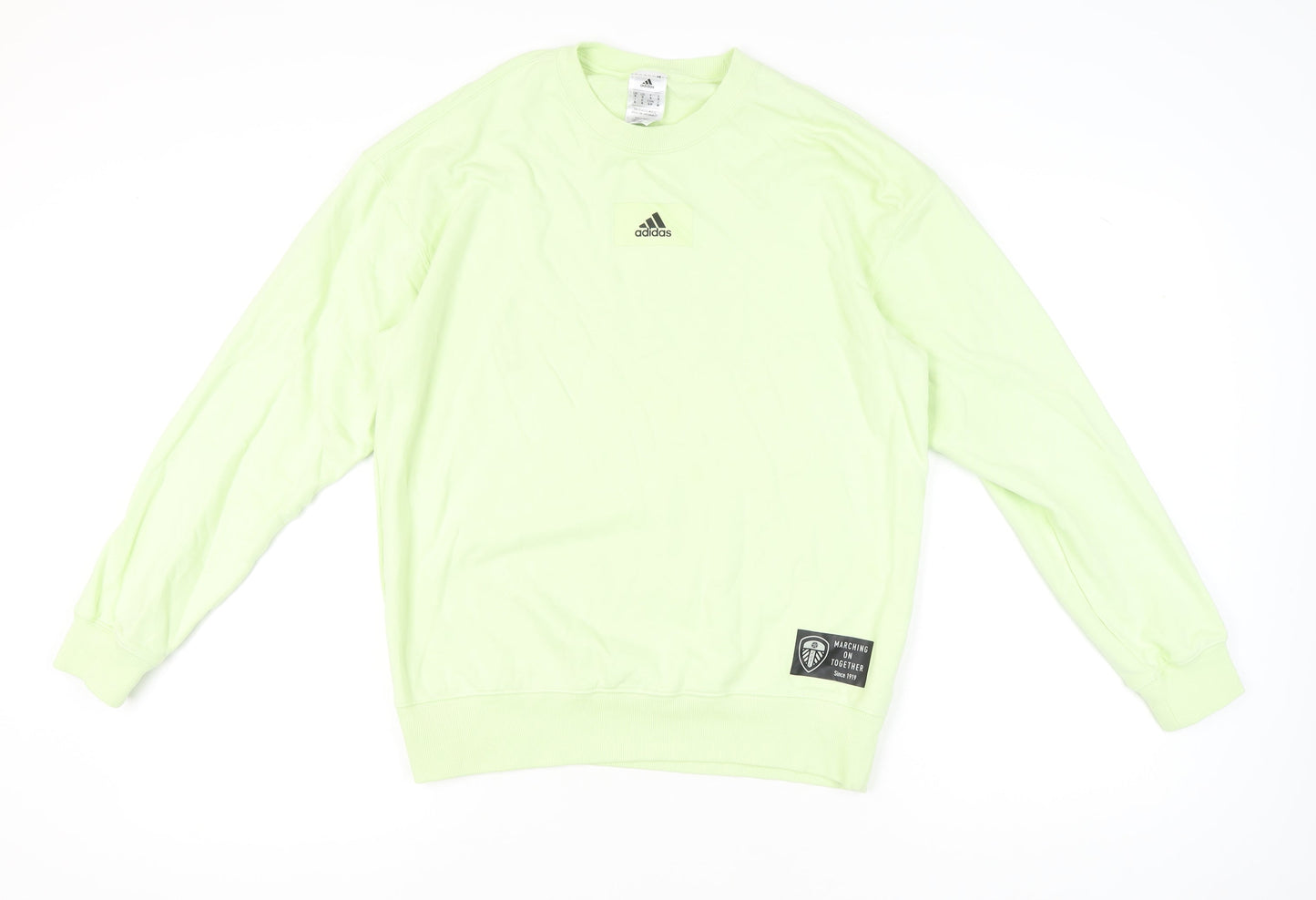 Mens UK Size S adidas Green Pullover Sweatshirt