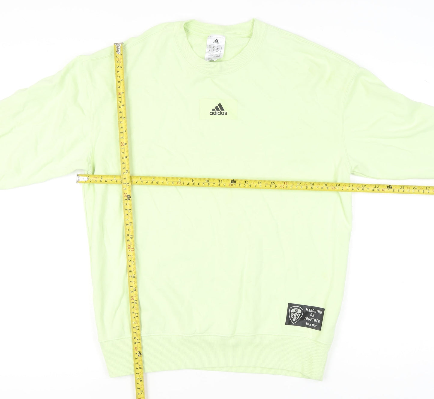 Mens UK Size S adidas Green Pullover Sweatshirt