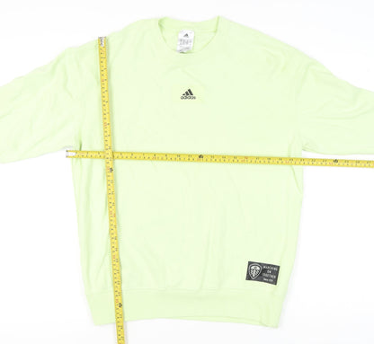 Mens UK Size S adidas Green Pullover Sweatshirt