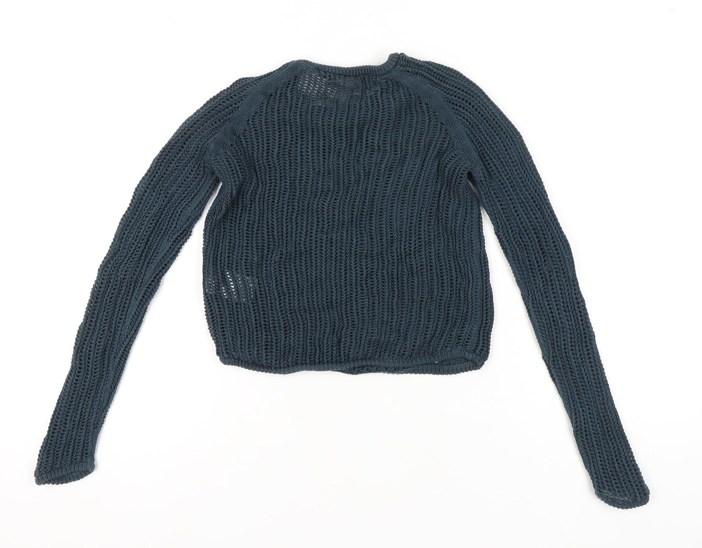 Uniqlo and Lemaire Women’s Blue Open-Knit Cotton Jumper Size S