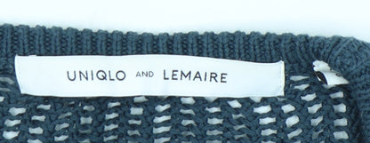 Uniqlo and Lemaire Women’s Blue Open-Knit Cotton Jumper Size S