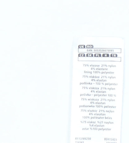 F&F Women’s Multicoloured Floral Bodycon Dress Size 16