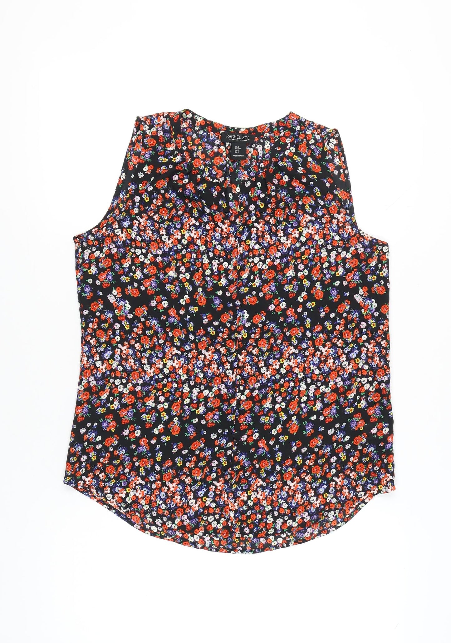 Womens UK Size S Rachel Zoe Multicoloured Tunic Blouse