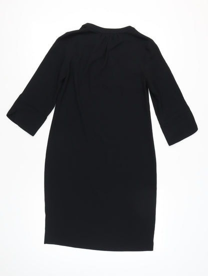 Marks and Spencer Women’s Black Size 6 Shift Knee Length Dress