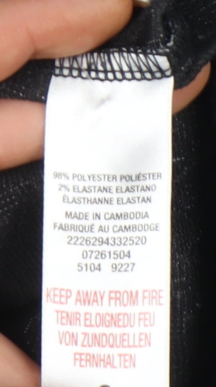 Dorothy Perkins Women’s Black White Floral A-Line Dress Size 6