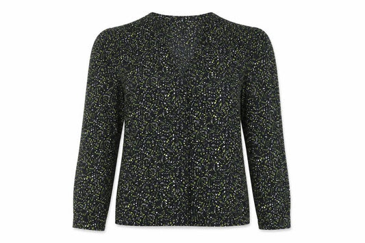 Womens UK Size 10 Topshop Black Wrap Blouse