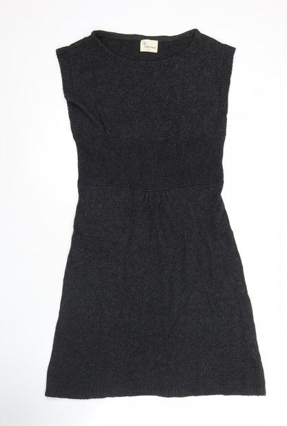 Stella Forest Womens Black Knit Sleeveless Bodycon Dress Size 12