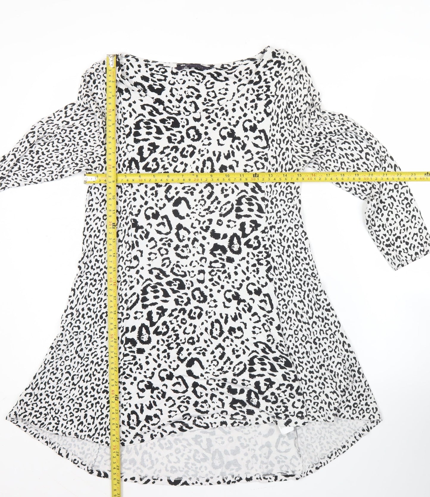 Marks and Spencer Women’s Leopard Print Knee Length Shift Dress UK 10