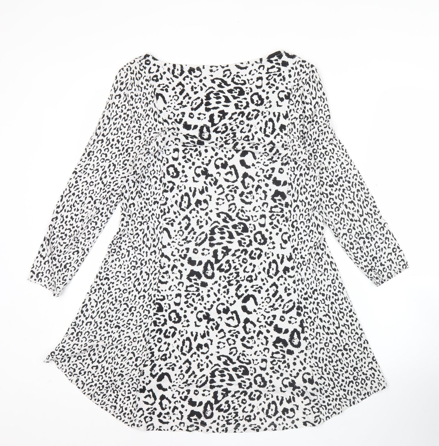Marks and Spencer Women’s Leopard Print Knee Length Shift Dress UK 10