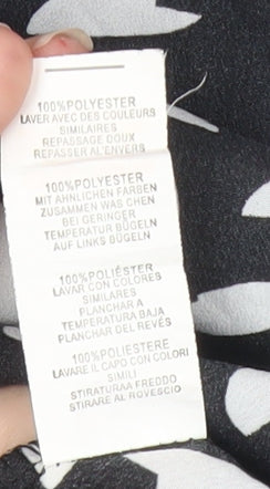 PrettyLittleThing Women’s Black Size 14 Bodycon Mini Dress Ruched