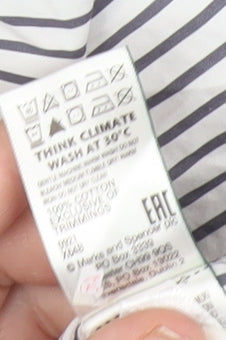 Womens UK Size 8 Marks and Spencer White Tunic Blouse
