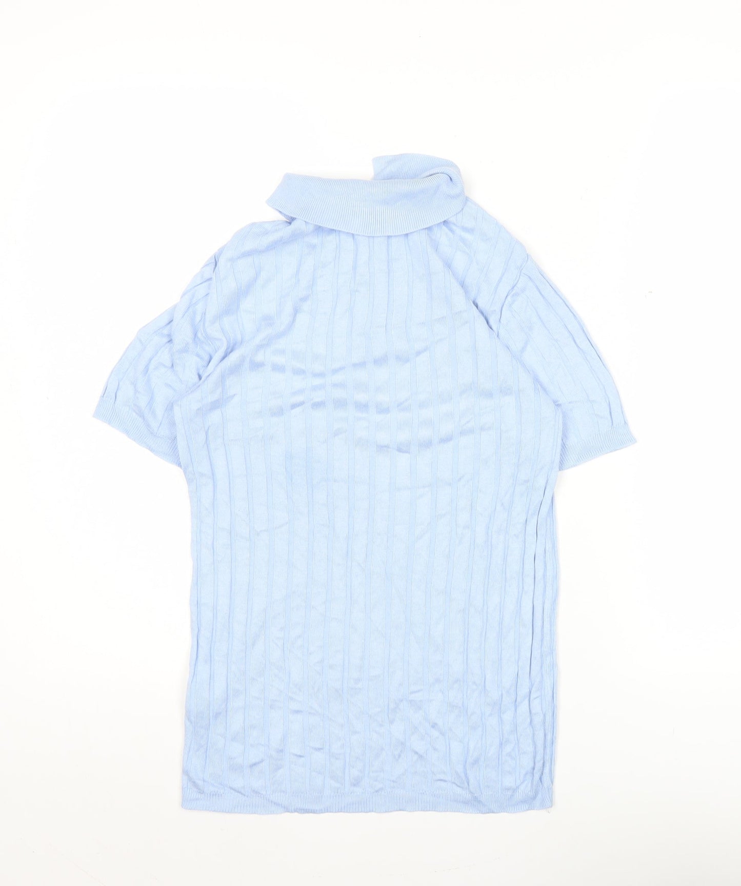 Womens UK Size XS River Island Blue Basic Polo