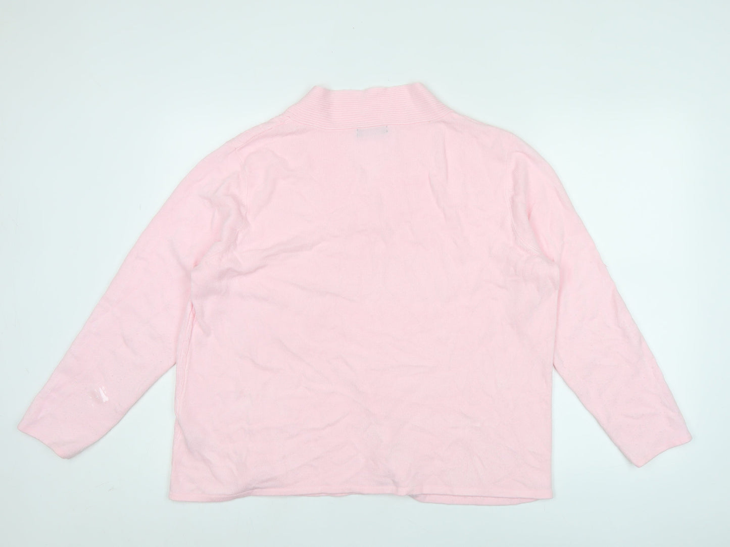 Womens UK Size L BM Pink Pullover Jumper