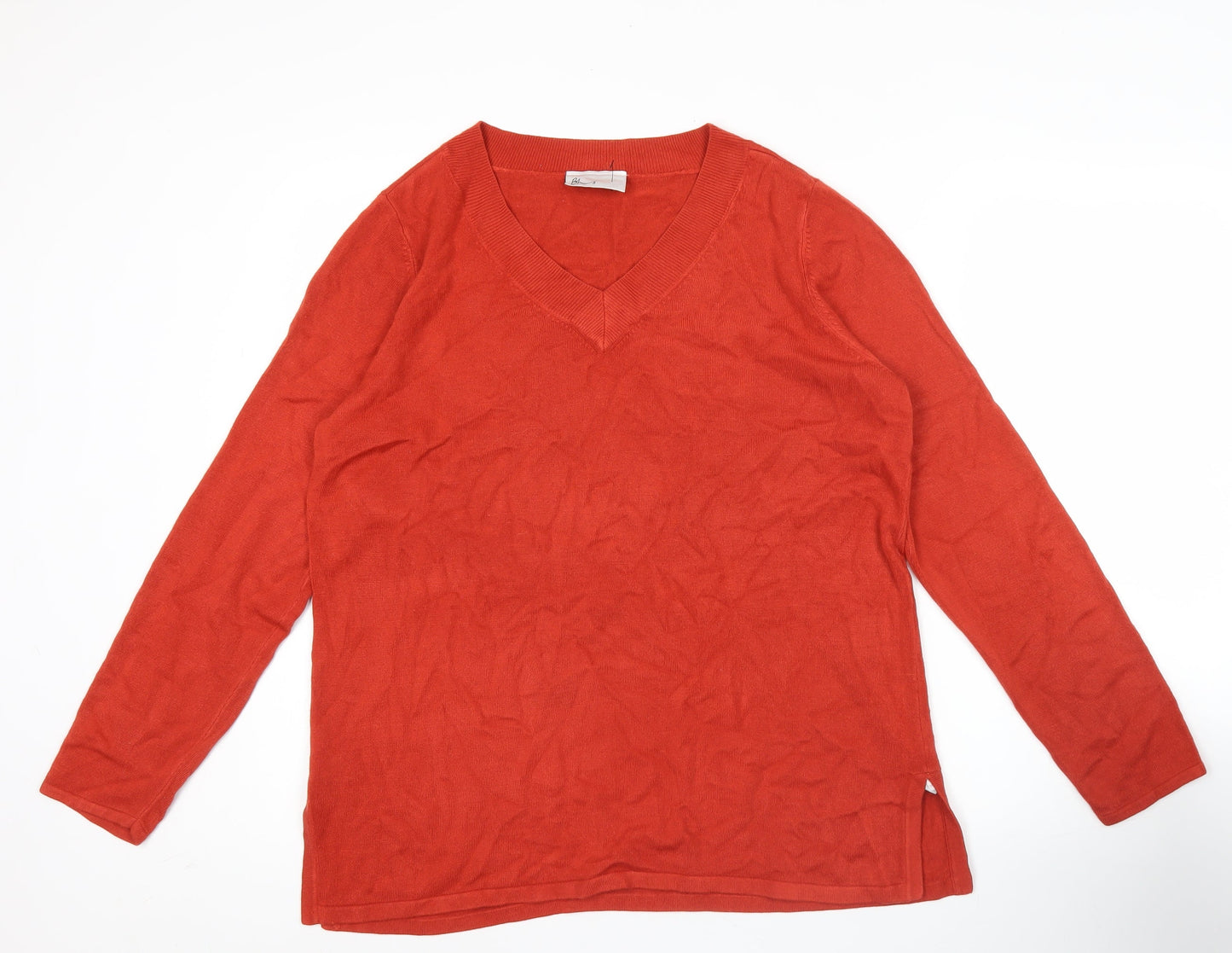 Womens UK Size 16 BHS Red Pullover Jumper