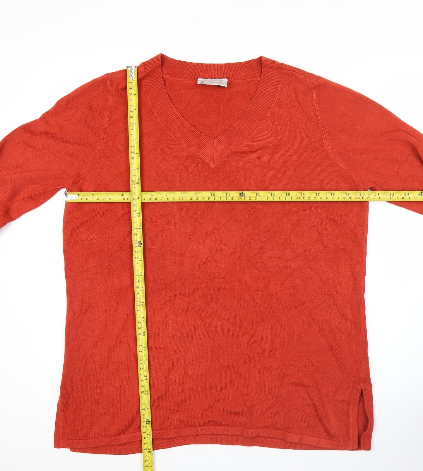 Womens UK Size 16 BHS Red Pullover Jumper