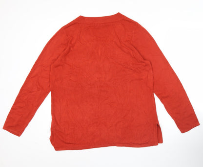 Womens UK Size 16 BHS Red Pullover Jumper