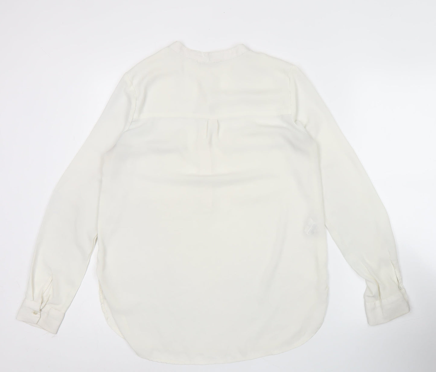 Womens UK Size XS Mango Ivory Tunic Blouse