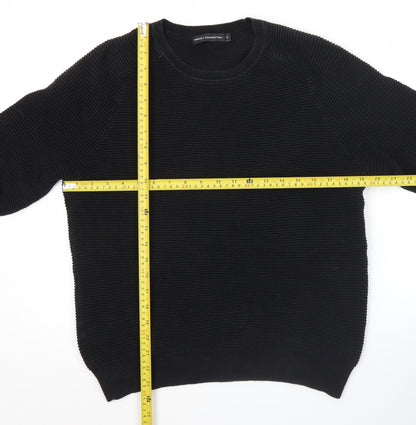 Mens UK Size S French Connection Black Pullover Sweatshirt