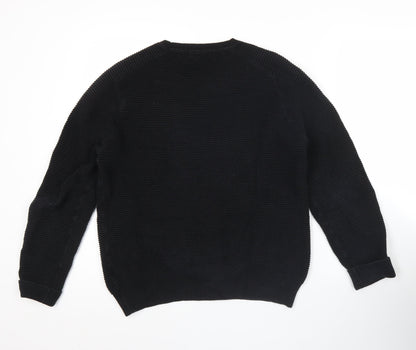 Mens UK Size S French Connection Black Pullover Sweatshirt