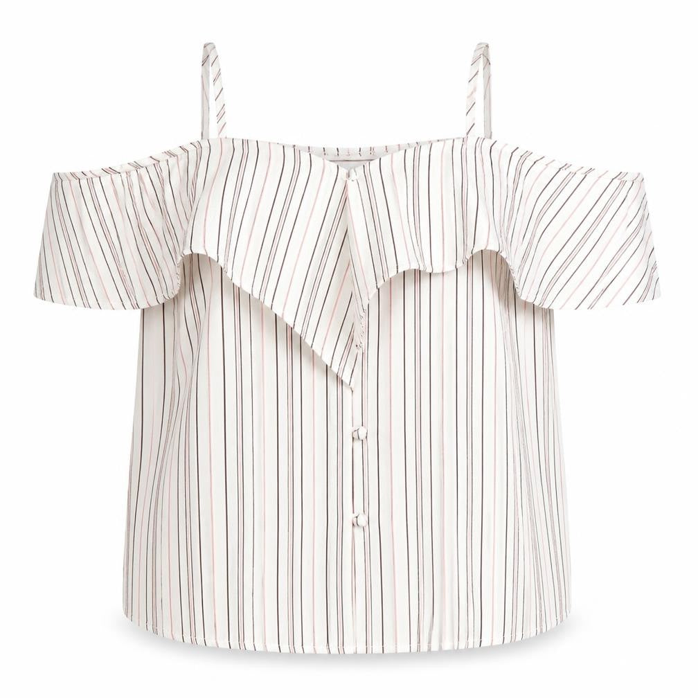 Womens UK Size 16 Warehouse White Camisole Blouse