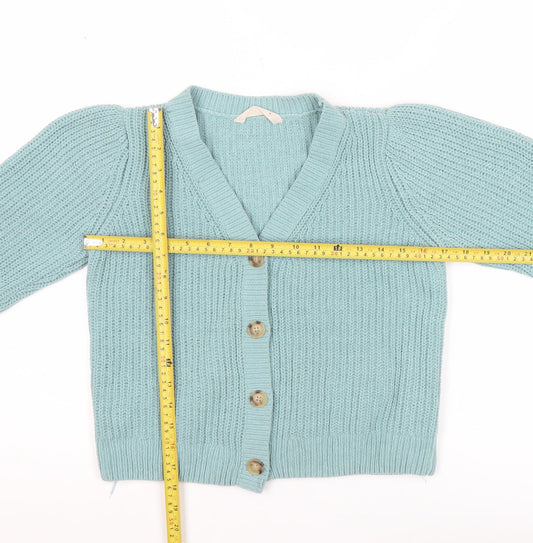 Teens UK Size 10 Slim John Lewis Blue Cardigan Jumper