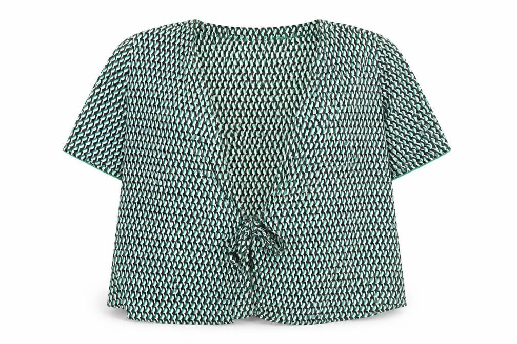 Womens UK Size 12 Tommy Hilfiger Multicoloured Wrap Blouse
