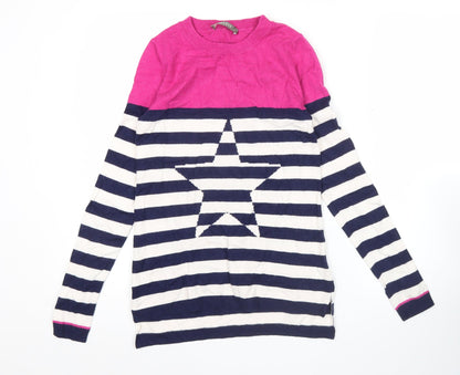 Womens UK Size XS Oasis Multicoloured Pullover Jumper