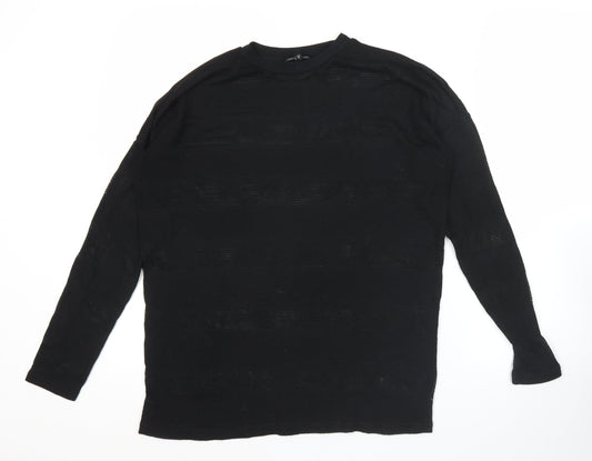 Womens UK Size 10 NEXT Black Pullover Jumper