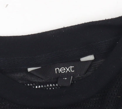 Womens UK Size 10 NEXT Black Pullover Jumper