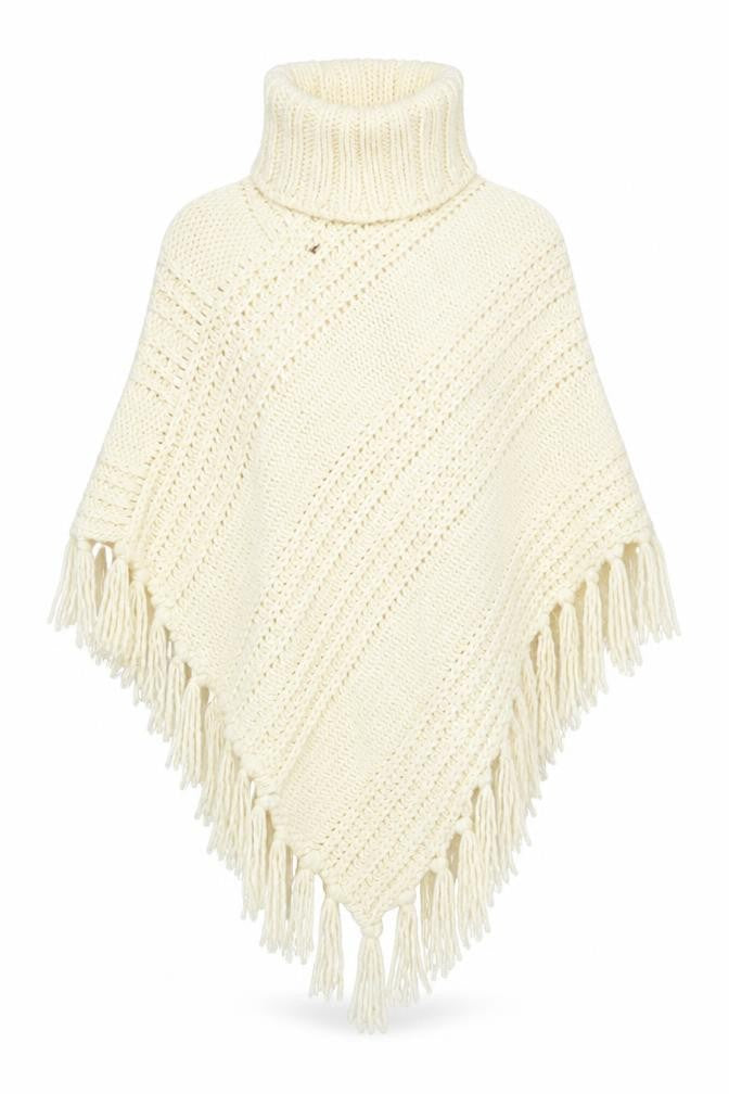 Womens UK Size L NEXT Ivory Cape Jumper