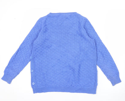 Womens UK Size 12 M&Co Blue Pullover Jumper