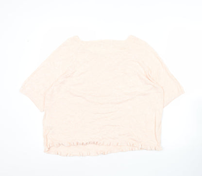 Womens UK Size L Monsoon Pink Pullover Jumper