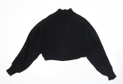 Womens UK Size S New Look Black Pullover Jumper