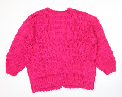 Womens UK Size XS Urban Outfitters Pink Cardigan Jumper