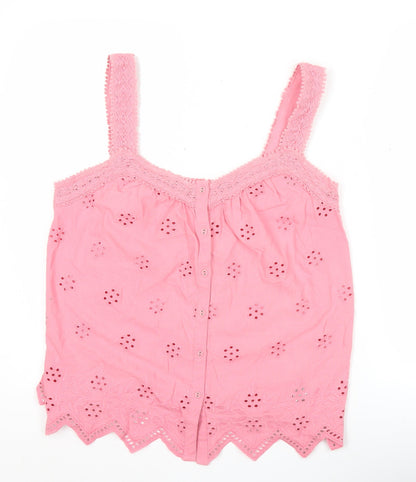 Womens UK Size 12 Marks and Spencer Pink Camisole Blouse