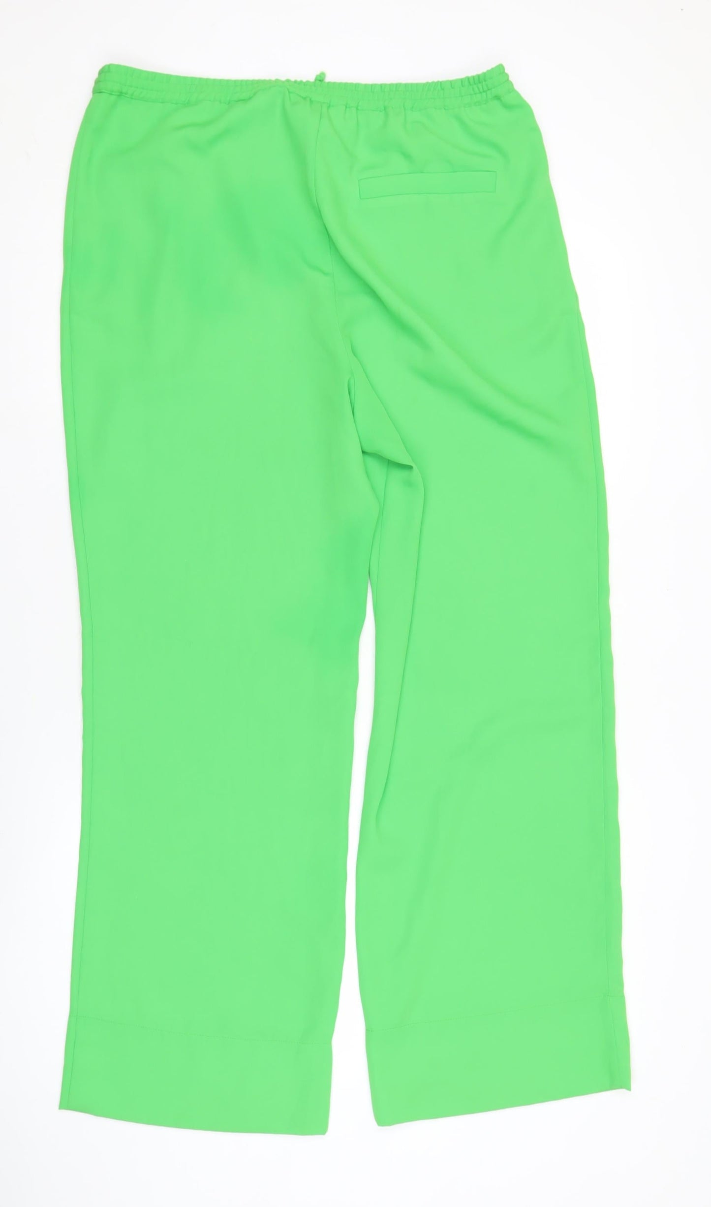 Womens UK Size 12 H&M Regular Fit CasualTravel Green Trousers