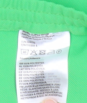 Womens UK Size 12 H&M Regular Fit CasualTravel Green Trousers