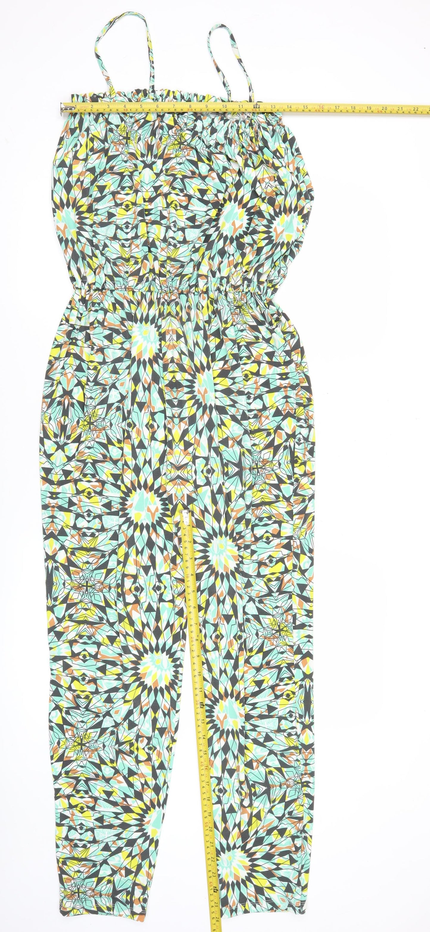 Vero Moda Women’s Multicoloured Strapless Jumpsuit Size M