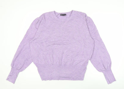 Womens UK Size XL Marks and Spencer Purple Pullover Jumper