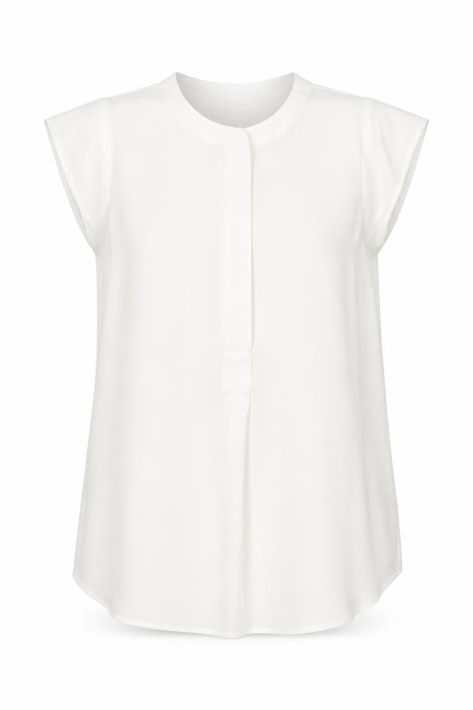 Womens UK Size 12 Paraphrase White Basic Blouse