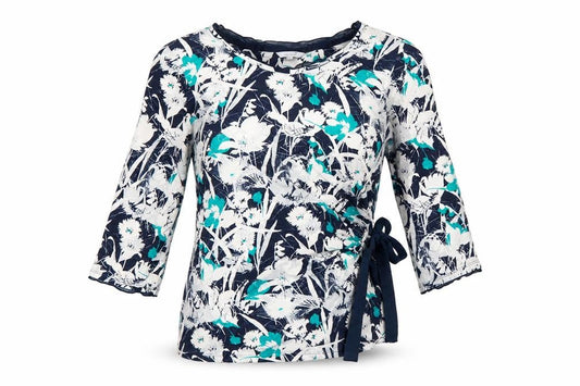 Womens UK Size 14 Marks and Spencer Multicoloured Wrap Blouse