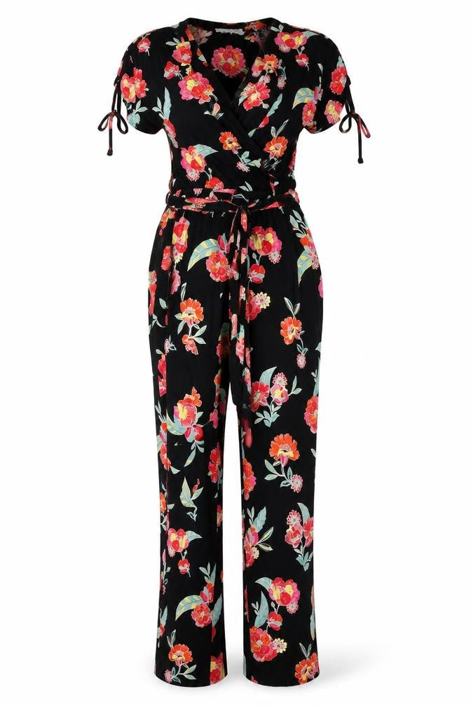 Womens UK Size 8 Marks and Spencer One-Piece Black Jumpsuit
