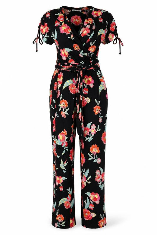 Womens UK Size 8 Marks and Spencer One-Piece Black Jumpsuit