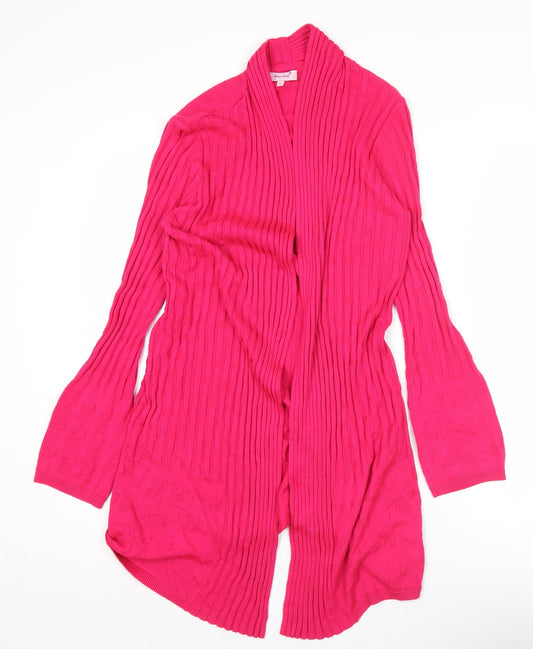 Womens UK Size 12 Marks and Spencer Pink Cardigan Jumper