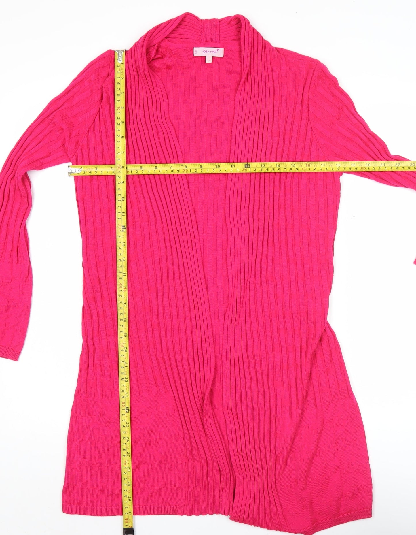 Womens UK Size 12 Marks and Spencer Pink Cardigan Jumper