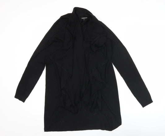 Womens UK Size S Warehouse Black Cardigan Jumper