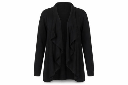 Womens UK Size S Warehouse Black Cardigan Jumper