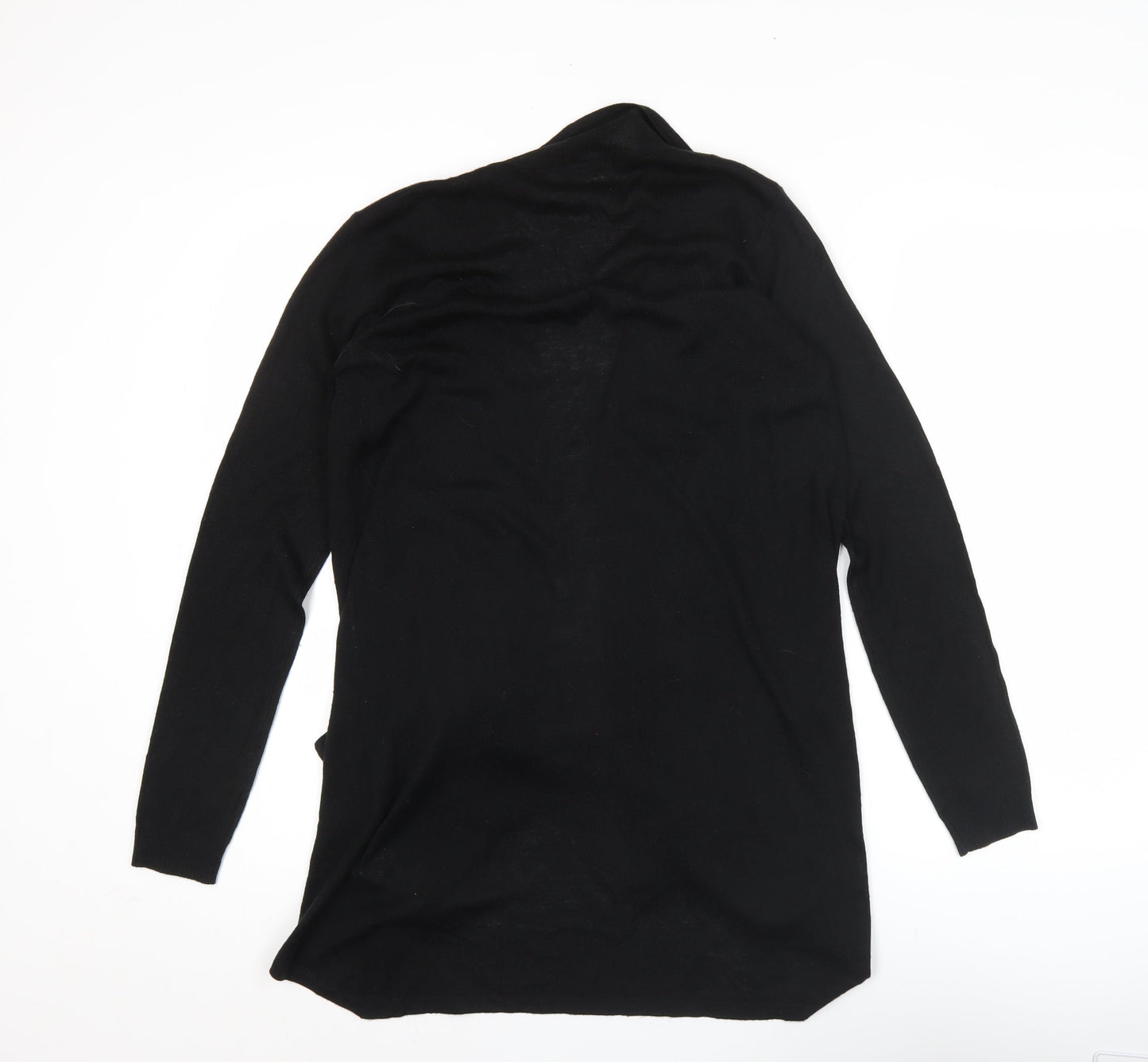 Womens UK Size S Warehouse Black Cardigan Jumper