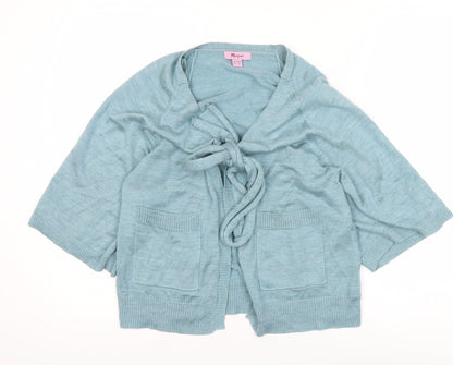Womens UK Size 10 Monsoon Blue Cardigan Jumper